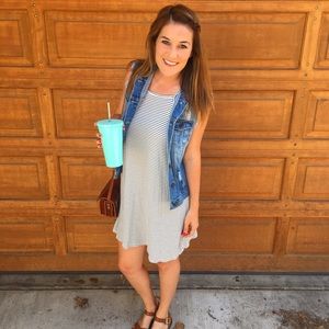 Adorable Striped Sundress Size Small